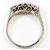 Autre Marque Bague alliance en platine et diamants - vue 3
