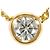 Autre Marque Collana in oro giallo 18K con diamante D'oro