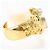 Autre Marque Anillo alianza de platino y oro amarillo con diamante Dorado - vista 3