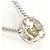 Autre Marque Collana in platino con diamante brown Marrone - vista 2