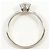 Autre Marque Anel aliança de platina com diamante - vista 3