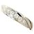 Autre Marque Platin-Ehering mit Diamant