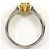 Autre Marque Anello fede in oro 18K con diamante D'oro - vista 3