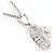 Autre Marque Collana in platino con pendente in diamante - vista 2