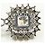 Autre Marque Collana in platino con pendente in diamante - vista 4