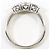 Autre Marque Platin-Bandring mit Diamant - Ansicht 3