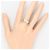 Autre Marque Platin-Bandring mit Diamant - Ansicht 6