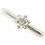 Autre Marque Platin-Ehering mit Diamant