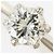 Autre Marque Platin-Ehering mit Diamant - Ansicht 2