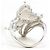 Autre Marque Ehering aus 18K Weißgold mit Diamant Golden - Ansicht 4