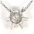 Autre Marque Platin-Halskette PT850 mit Diamant - Ansicht 3