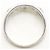 Autre Marque Anello fede in oro bianco 18K con diamante D'oro - vista 3