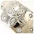 Autre Marque Anello fede in oro bianco 18K e diamanti D'oro - vista 2