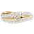 Autre Marque Anello fede in oro 18K con diamante D'oro