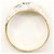 Autre Marque Anello fede in oro 18K con diamante D'oro - vista 3