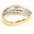 Autre Marque Anello fede in oro 18K con diamante D'oro - vista 4