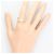 Autre Marque Anello fede in oro 18K con diamante D'oro - vista 6