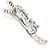 Autre Marque Collar de oro blanco 14K con diamante azul Dorado - vista 2