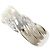 Autre Marque Anello fede in oro bianco 14K con diamante D'oro
