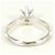 Autre Marque PT900 Platin-Ehering mit Diamant - Ansicht 4