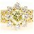 Autre Marque Bandring aus 18K Gelbgold mit Diamant Golden - Ansicht 2