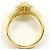 Autre Marque Bandring aus 18K Gelbgold mit Diamant Golden - Ansicht 3