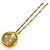 Autre Marque Collar de oro amarillo 18K con diamante Dorado