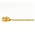 Autre Marque Collar de oro amarillo 18K con diamante Dorado - vista 2