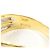 Autre Marque Ehering aus 18K Gelbgold und Platin mit Diamant Golden - Ansicht 4