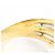 Autre Marque Ehering aus 18K Gelbgold und Platin mit Diamant Golden - Ansicht 5