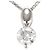 Autre Marque Collar de platino con colgante de diamante