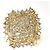 Autre Marque Anello a fascia in oro giallo 18K con diamante D'oro