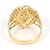 Autre Marque Anello a fascia in oro giallo 18K con diamante D'oro - vista 4