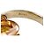 Autre Marque Anel aliança em ouro 18K com diamante Dourado - vista 7