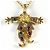 Autre Marque Collana in oro giallo 18K con rubino e zaffiro D'oro
