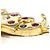 Autre Marque Collana in oro giallo 18K con rubino e zaffiro D'oro - vista 4