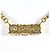 Autre Marque Collar de oro amarillo 18K con diamante de 1.06ct Dorado - vista 3