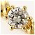 Autre Marque Anello a fascia in oro giallo 18K con diamante D'oro - vista 2