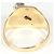 Autre Marque Anello a fascia in oro giallo 14K con accenti di diamanti D'oro - vista 4