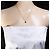 Autre Marque Collar de oro amarillo 24K con diamante marrón Castaño Dorado - vista 6