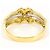 Autre Marque Ehering aus PT900 Platin und 18K Gelbgold Golden - Ansicht 4
