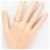 Autre Marque Ehering aus PT900 Platin und 18K Gelbgold Golden - Ansicht 7