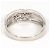 Autre Marque PT900 Platin-Ehering mit Diamant - Ansicht 4