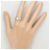 Autre Marque PT900 Platin-Ehering mit Diamant - Ansicht 7