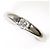 Autre Marque Ehering aus 18K Weißgold mit Diamant Golden