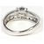 Autre Marque Platin-Ehering mit Diamant - Ansicht 4