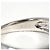 Autre Marque Platin-Ehering mit Diamant - Ansicht 5