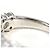 Autre Marque Platin-Ring mit Diamant - Ansicht 6