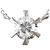 Autre Marque Colar de platina PT850 com diamante