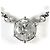 Autre Marque Platin-Halskette PT850 mit Diamant